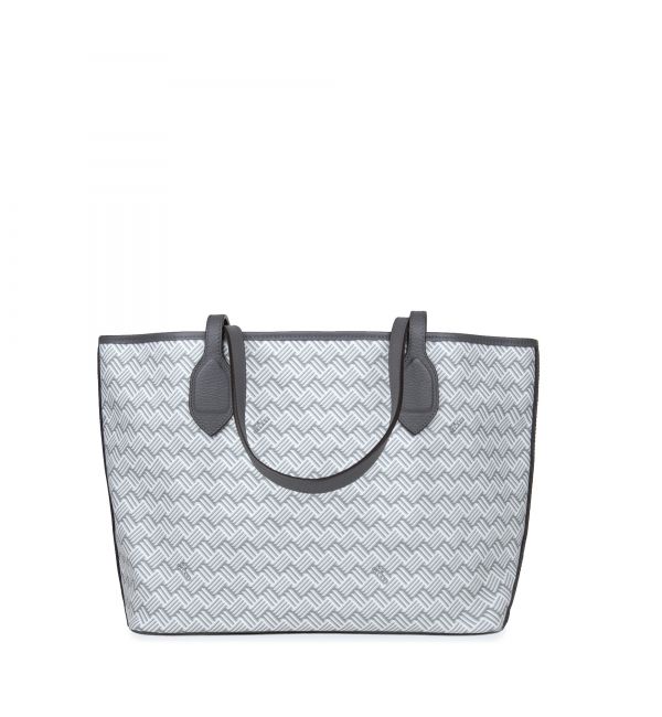 Luxury Tote Bag Coated Canvas and Leather Lulu