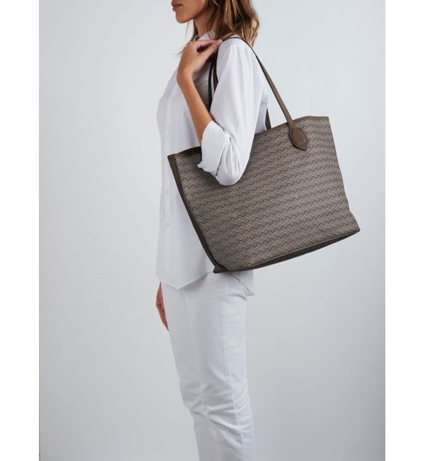 Large Tote Bag Leather Louis | Delage